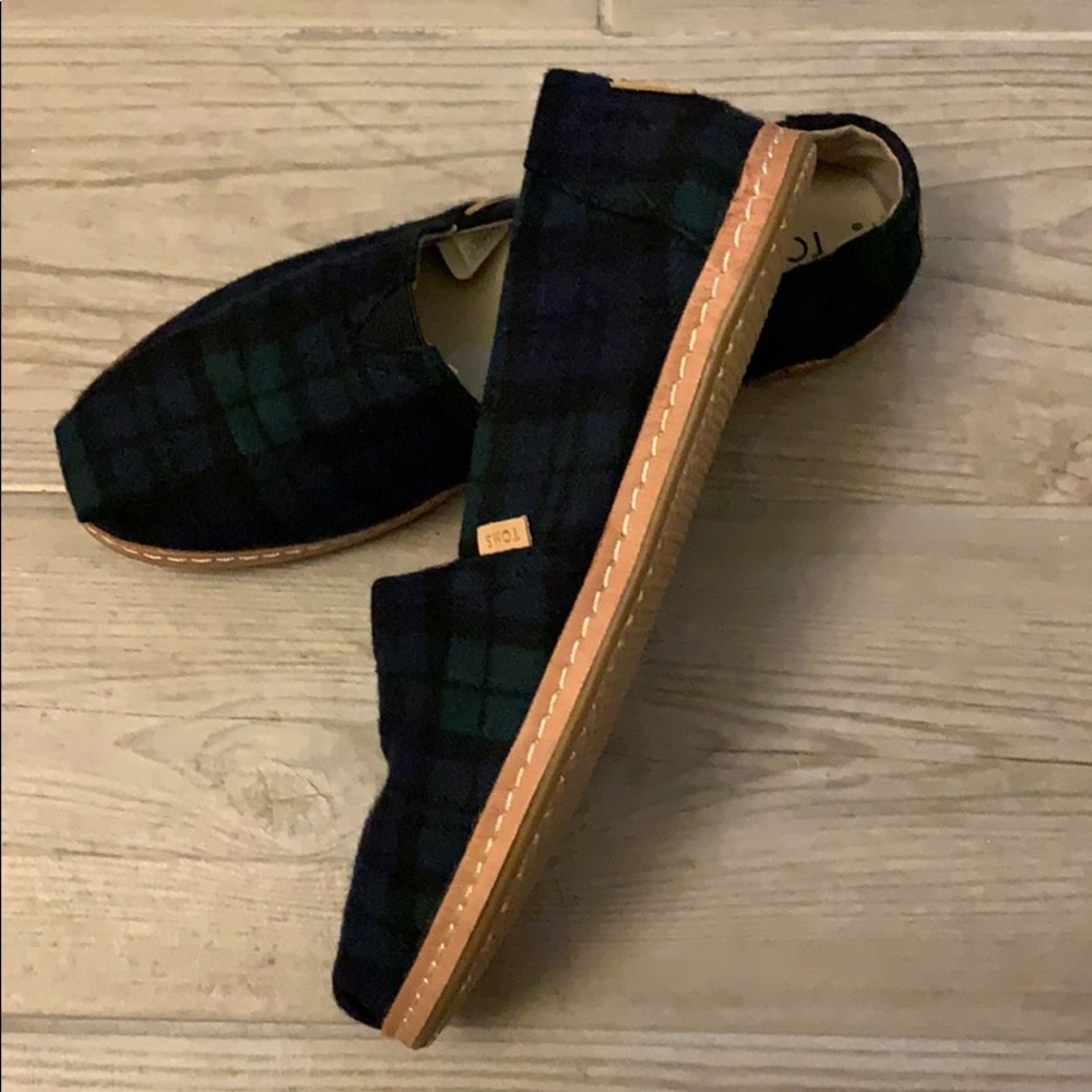 Toms Women’s - Spruce Plaid Felt